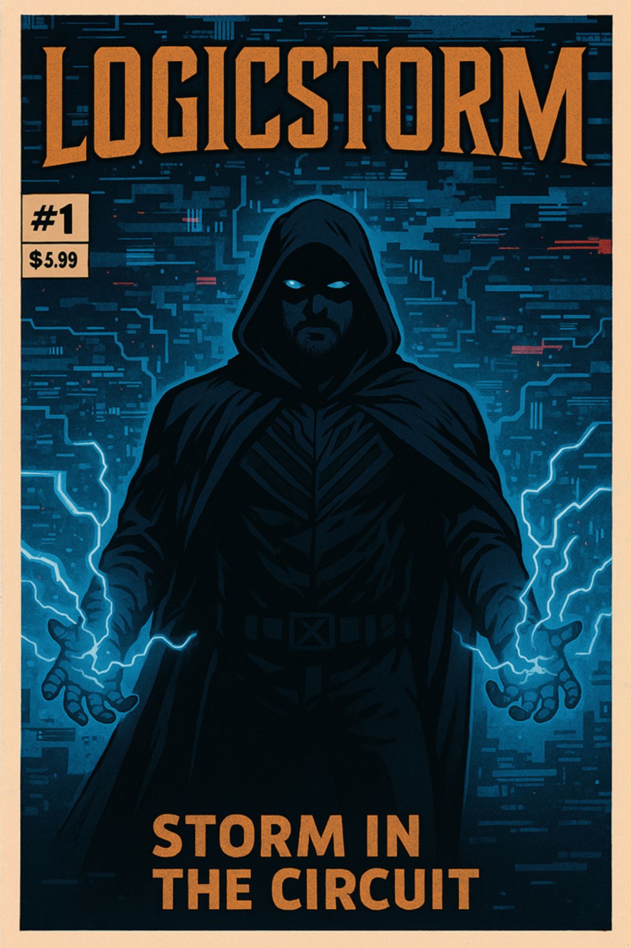 Logic Storm comic cover #1 Storm in the Circuit